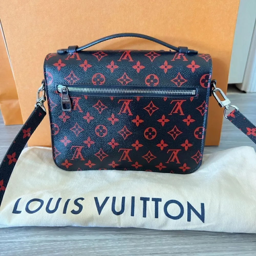 Louis Vuitton Limited Edition Monogram Infrarouge Canvas Pochette Metis